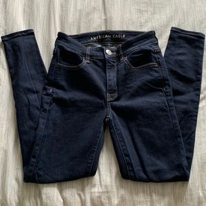 American Eagle Super Stretch Short High Rise Skinny Jeans